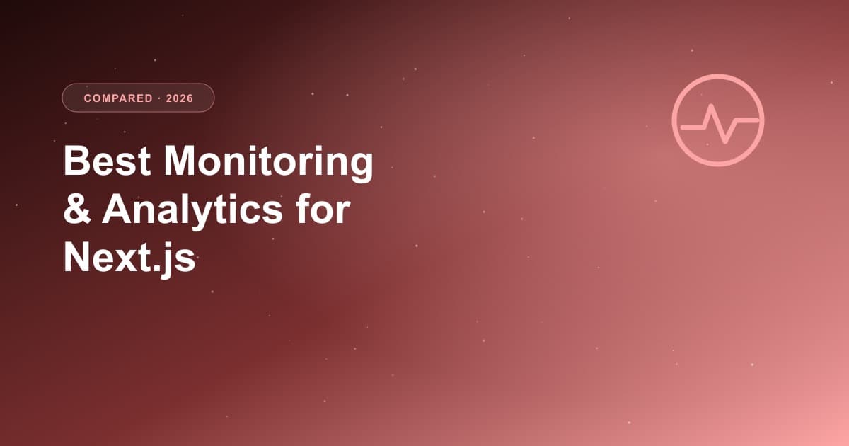 Best Error Monitoring & Analytics Tools for Next.js in 2026 — Sentry vs PostHog vs Vercel Analytics