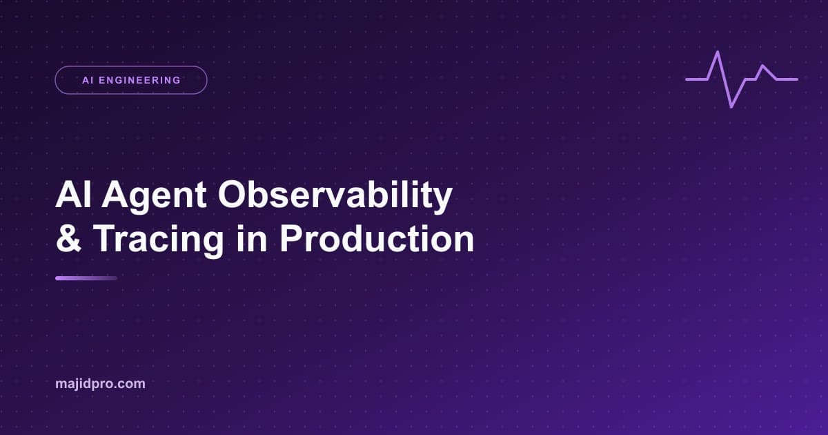 AI Agent Observability and Tracing in Production