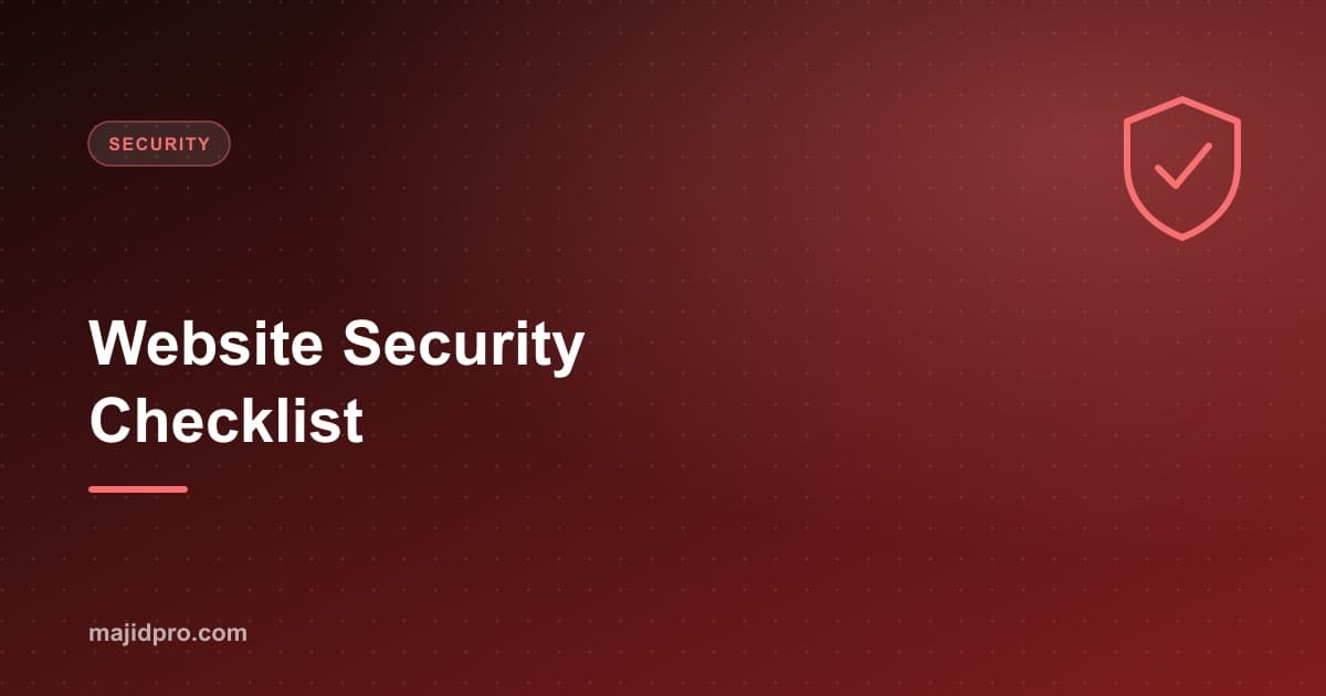Website Security for Small Businesses — 10 Things You Should Check
